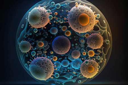 3D illustration of abstract geometric composition,digital artwork for creative graphic designの素材