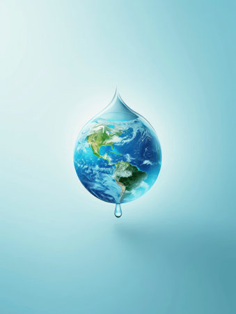 Water splashing out of a glass of water. 3d renderingの素材