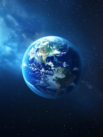 earth hour poster design, realistis , HD, copy Spaceの素材
