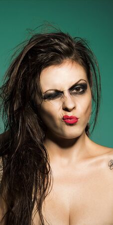 makeup portrait deliriumの写真素材