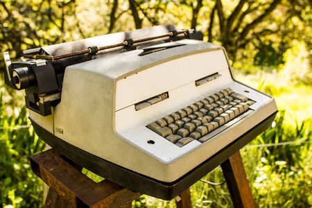 Old typewriterの写真素材