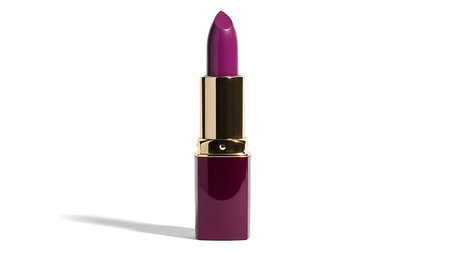 Lipstick isolated on a white background. 3d render.の素材