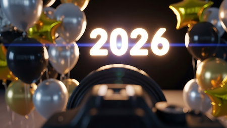 New Year's Eve 2020. Happy New Year 2020. 3D renderingの素材