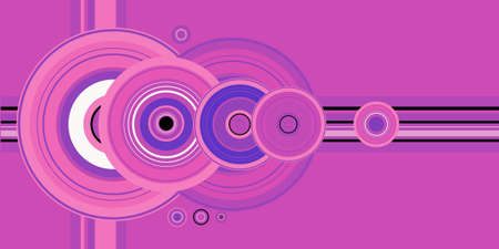 A vector pink crop circle vector designの写真素材