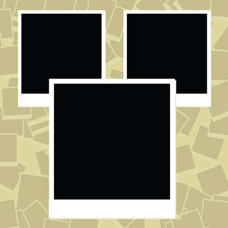 Three photo type place holders for your own images