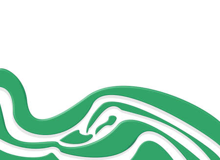 An abstract portion of a finger print in greenの写真素材