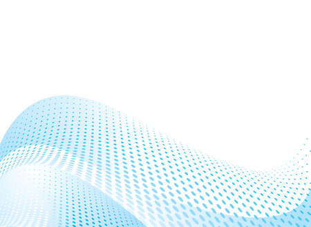 blue abstract wave ideal as a background with copy spaceのイラスト素材