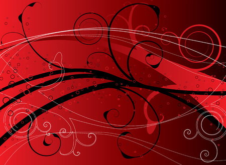 red floral underwater image ideal as a background or desktopのイラスト素材