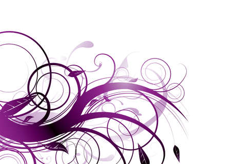 Purple inspired natural image with flowing lines that would make an ideal backgroundのイラスト素材