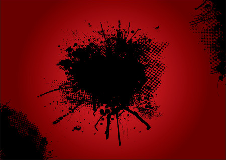 dirty ink and halftone background with copy spaceのイラスト素材