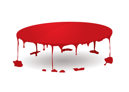 odd blood dribble logo with room to add your own textのイラスト素材