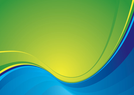 Contrasting colours in blue and green creating a modern backgroundのイラスト素材