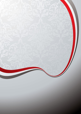 Silver and grey background with room to add your own textのイラスト素材