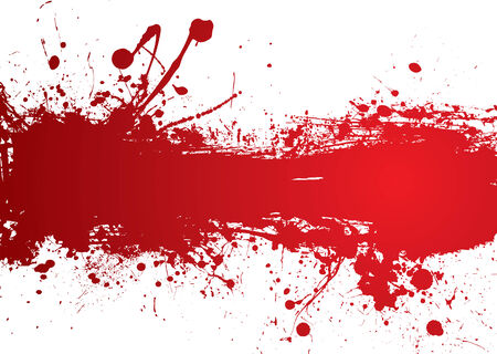 Blood red banner with room to add your own textのイラスト素材