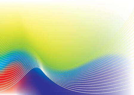 Modern rainbow abstract background with wave effect and copy spaceのイラスト素材
