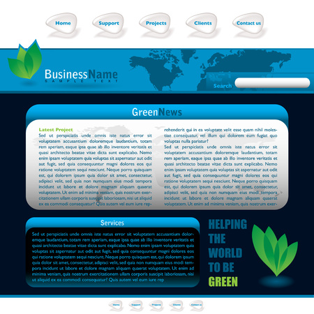 Green inspired web background with room to add your own textのイラスト素材