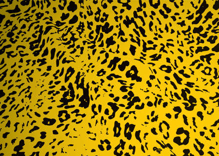 Animal skin camouflage from the cat family in yellow and black