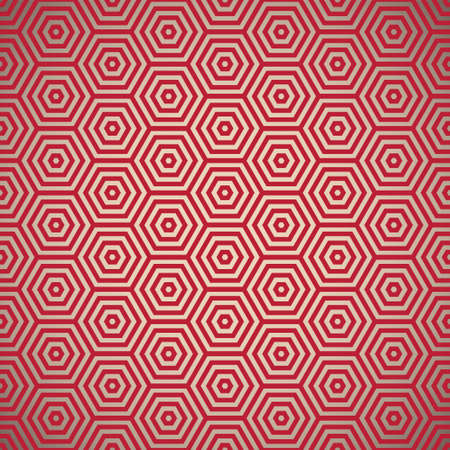 Retro inspired red seamless background pattern design