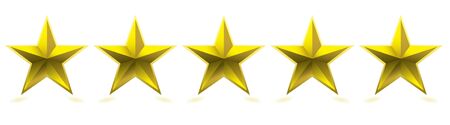 Gold five star award for your company