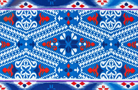 Pattern on the fabric of the sarong background