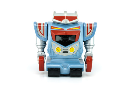 Bangkok,Thailand - April 30, 2014  Sparks character from Toy story 3 movie  It is a robot toy at Sunnyside Daycare のeditorial素材