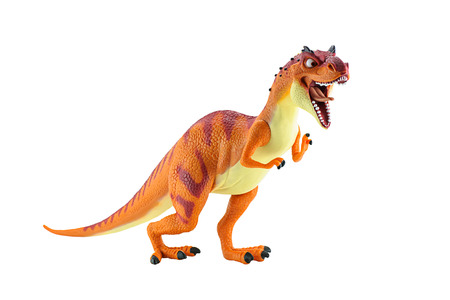 Bangkok,Thailand - May 5, 2015: Momma Dino dinosarus rex figure toy character from Ice Age animation film by Twentieth Century Fox Animation.のeditorial素材