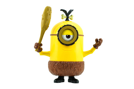 Bangkok,Thailand - June 20, 2015: Cro-Minion fictional character from Minions animated 3D film produced by Illumination Entertainment for Universal Pictures.のeditorial素材
