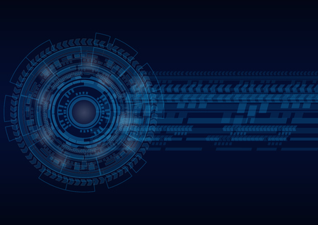 Abstract background digital business conceptのイラスト素材