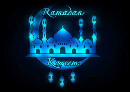 Abtract Ramadan Kareem greeting background.のイラスト素材