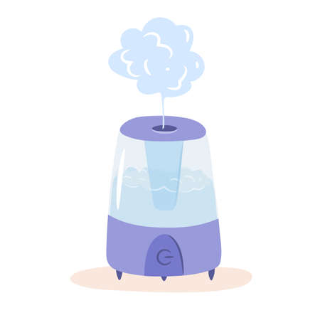 Humidifier vector illustration isolated on white backgroundのイラスト素材
