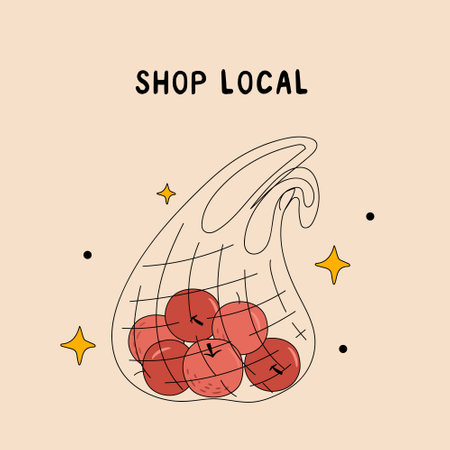 Cartoon eco friendly shopping bag character.のイラスト素材