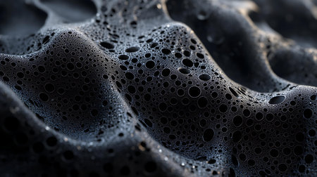 Carbon material banner with embedded futuristic particles and synthetic nano-fiber patterns Automotive and Aerospace Design Visualization Futuristic Tech Branding and Product Mockupsの素材