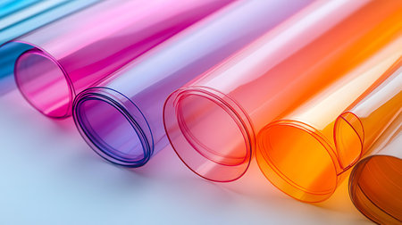 Transparent plastic background for Website and UI/UX Backgrounds, tech-inspired, seamless look, fluid, soft, refined, subtle, neat Creative Branding Design Website and UI/UX Backgroundsの素材