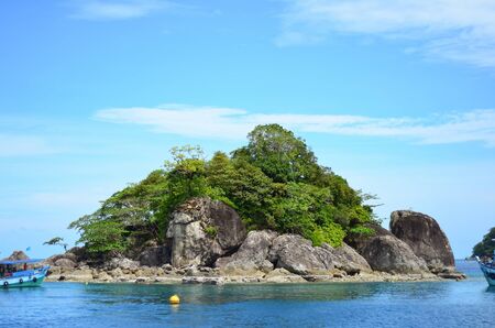 The Islands in the middle of the sea.の写真素材