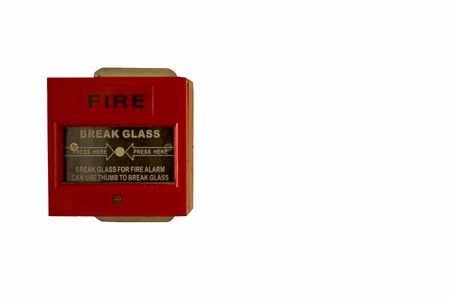 break glass on White backgroundの写真素材