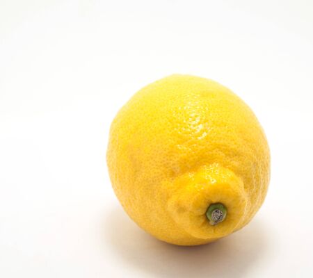lemon  on white backgroundの写真素材