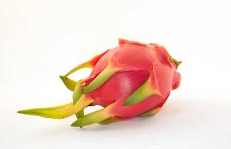 Dragon fruit Thai on white backgroundの写真素材