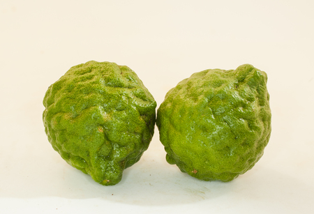 bergamot on a white backgroundの写真素材