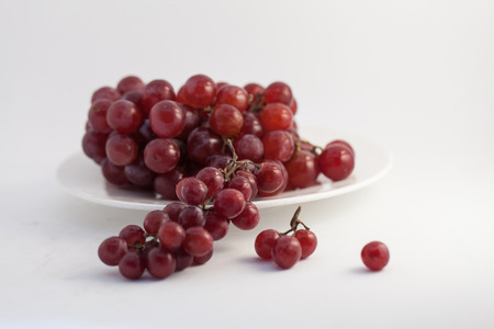 grape isolated on a white backgroundの写真素材