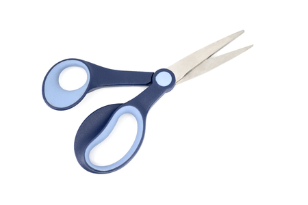 scissors isolated on white background.の写真素材