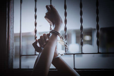 sad woman sit alone feeling bad.の写真素材