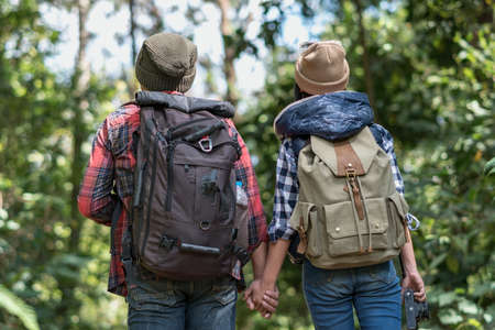 asian man traveler tourist travel holiday.の写真素材