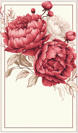 wedding invitation card template , elegant watercolorの素材