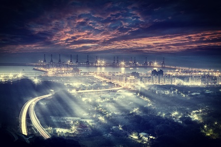 Taipei portの写真素材