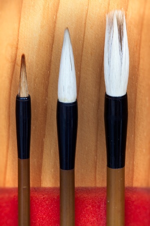 Writing brush の写真素材