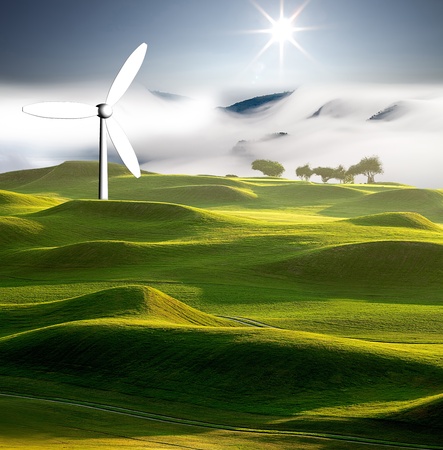 Green world for background or texture useの写真素材