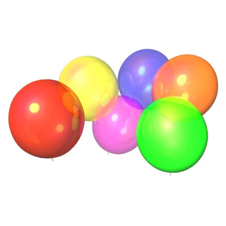  multicolored balloons for background useの写真素材