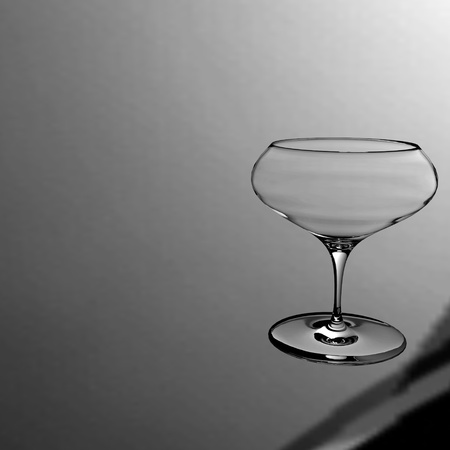 wine glass isolated on white の写真素材