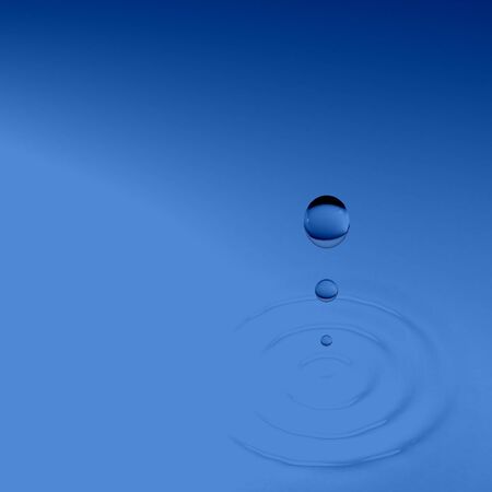 Water drop close up for adv or others purposeの写真素材
