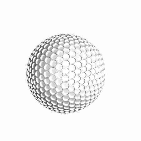 Golf ball for adv or others purposeの写真素材